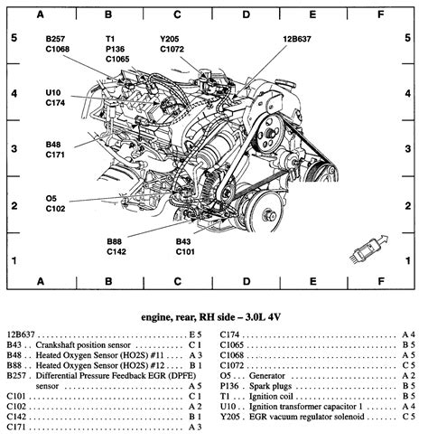 2001 Ford Taurus 30 Engine