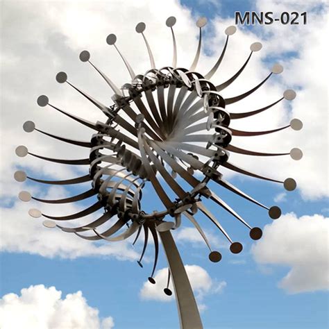 Large Metal Kinetic Wind Sculpture Garden Art