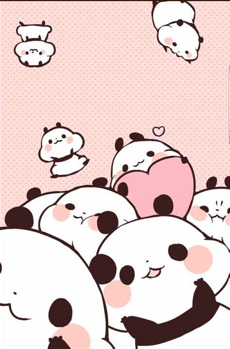 Panda Cute Panda Wallpapers Cute Wallpapers Kawaii Panda Riset