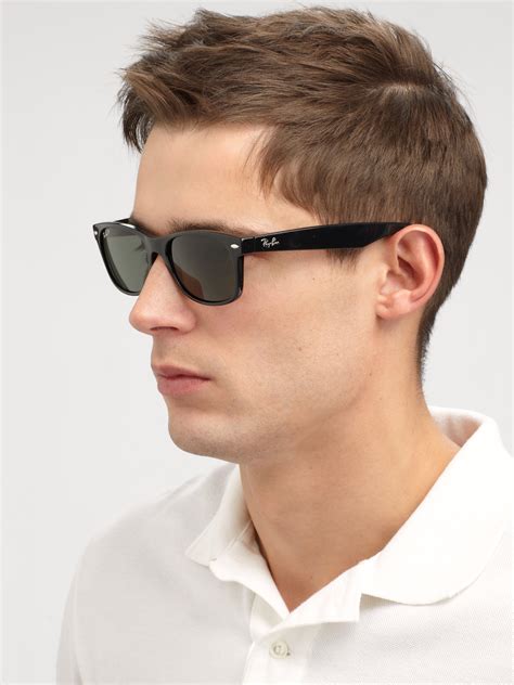 The ones i received were definitely not polarized. Ray-ban New Wayfarer Sunglasses in Black | Lyst