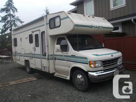 24 Ft 1992 Class C White Shasta Motorhome For Sale In Nanaimo