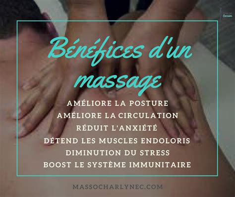 Voici Quelques Exemples De Bienfaits Dun Massage