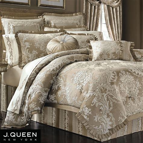 Celeste Damask Comforter Bedding By J Queen New York