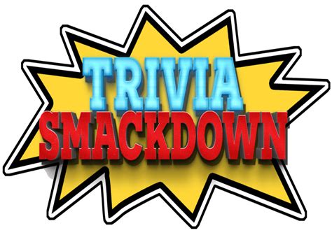 Trivia Smackdown Logo Event Game Shows