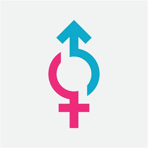 Gender Symbol Logo Of Sex And Equality Of Males And Females Vector Illustration 2581760 Vector