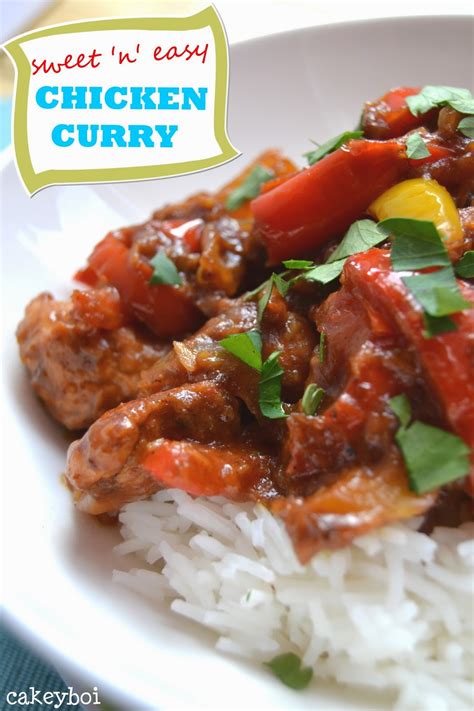 Your basic lamb curry, very easy to throw together and perfect for the slow cooker. Cakeyboi: Sweet 'n' Easy Chicken Curry