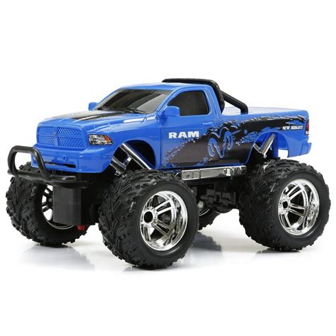 New Bright 116 Scale Blue Ram Rc Truck