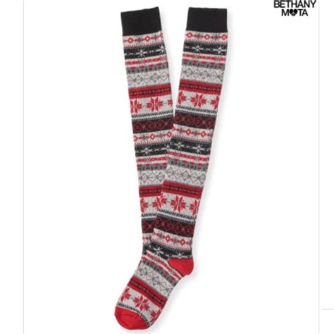 Aeropostale Accessories New Aeropostale Fair Isle Over The Knee Socks Poshmark