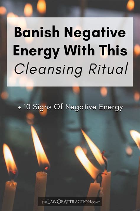 Banish Negative Energy With This Cleansing Ritual Negative Energy