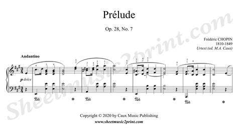 Chopin Prelude Op 28 No 7 Youtube