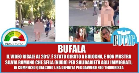 Silvia Romano In Giro Nuda Per Bologna Butac Bufale Un Tanto Al Chilo