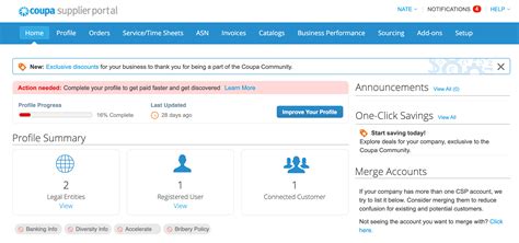 Coupa Supplier Portal Overview