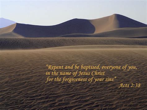 Believe Repent And Be Baptized Acts 238 Bible Verse Free Christian