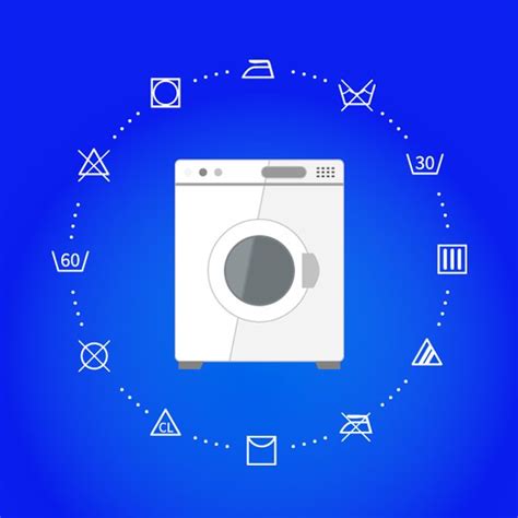 Maybe you would like to learn more about one of these? Wash machine with laundry icons ~ Illustrations ~ Creative ...