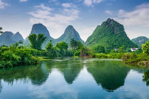 Karst Mountains Of Guilin Stock Photo Image 55607277