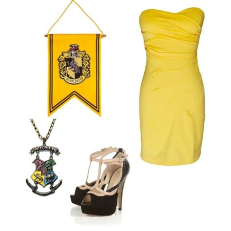 Hufflepuff Party Created By Fashionsenseandsensiblity0804 On Polyvore