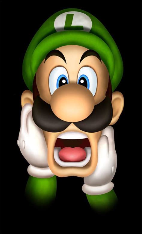 Luigis Scared Face Mario Amino