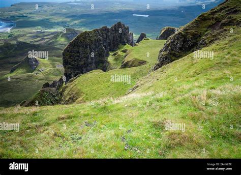 Scenic View Of The Table Near The Quiraing On The Isle Of Skye