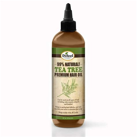 Difeel 99 Natural Premium Hair Oil Tea Tree Oil 778 Oz Walmart