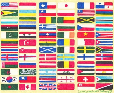 Flags Around The World By Captainamerica67 On Deviantart