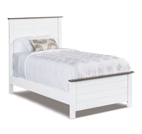 Portland Twin Shiplap Bed — Annie Oakleys Wood Furniture