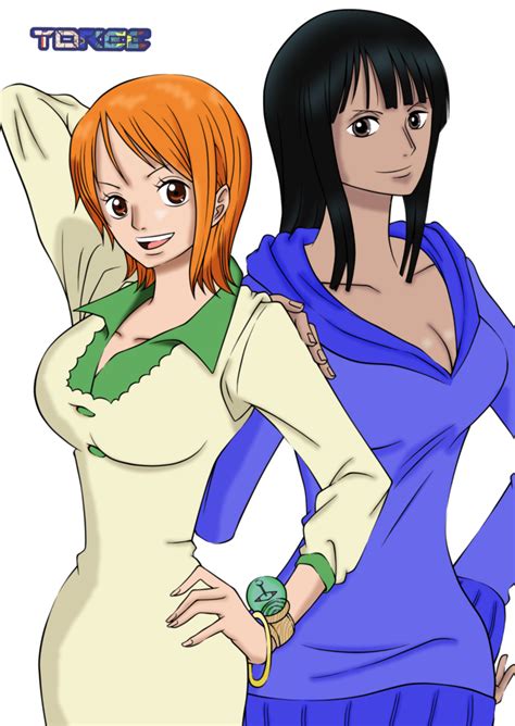 Nami And Robin By Toree On Deviantart