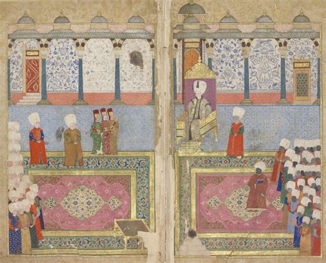 Sultan Osman Ii R 1618 22 With Harem And Third Court Eunuchs Hacı