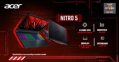 The Ryzen 5000 Powered Acer Nitro 5 Gaming Laptop Reaches Malaysia