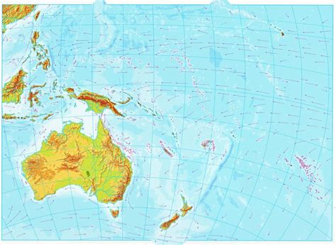 Mapa Mudo Fisico De Oceania Para Imprimir En Color Porn Sex Picture