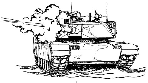 Coloriage Tank #15 (Transport) – Coloriages à imprimer