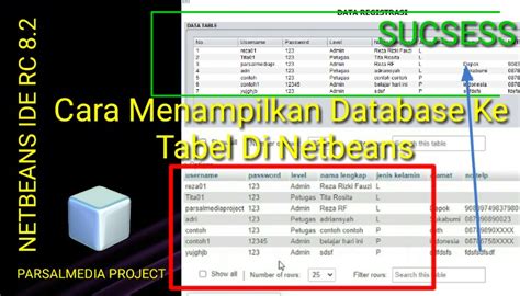 Cara Menampilkan Data Di Database Pada Tabel Java Netbeans My XXX Hot Girl