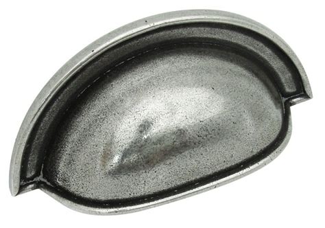Ring pendent design handle antique brass finish ideal for cupboards and cabinets. Hafele Lamont Pewter Cup Pull - Pewter Solid - Centres ...