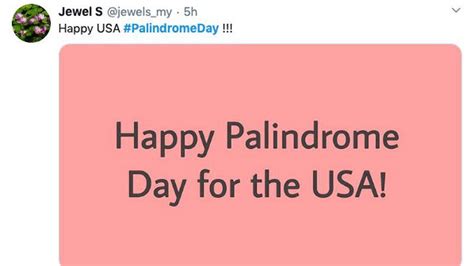 Happy Palindrome Day To Some Of You