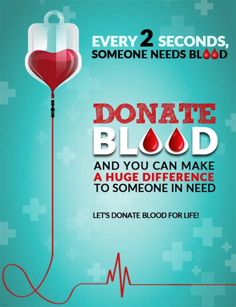 Download Free Blood Donation Posters For Print And Facebook