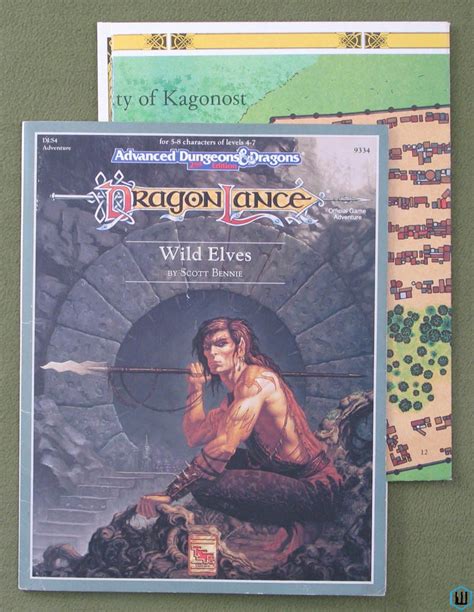 Wild Elves Advanced Dungeons Dragons Dragonlance Dls4 Original W