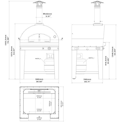 Mangiafuoco Home Gas Pizza Oven Gas Outdoor Pizza Ovens Fontana