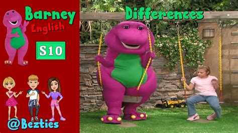 Barney Differences English Learn Along Barney Series 10 🖱