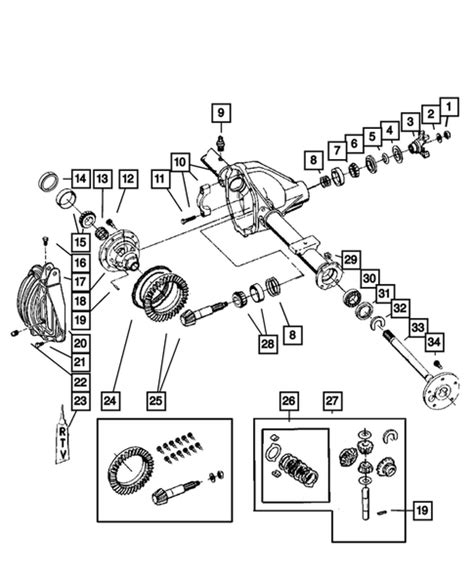 2004 Dodge Ram Rear Differential