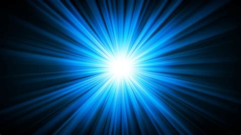 Luz Azul Que Brilla De La Oscuridad Vector Premium