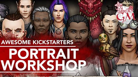 Awesome Kickstarters Portrait Workshop The Ultimate Character