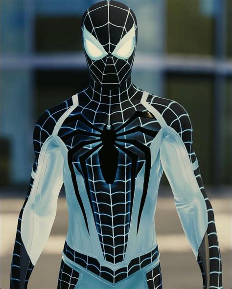 Spidey Suit Series Negative Suit Gametography Vgpunite Spidermanps Marvel