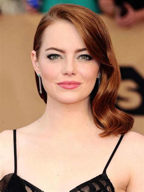 Surprised she's a natural blonde? EMMA STONE | Natural hair color, Natural hair styles, Hair color for black hair