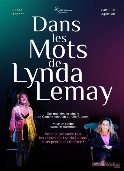 Spectacle Dans Les Mots De Lynda Lemay Marseille Dimanche Avril
