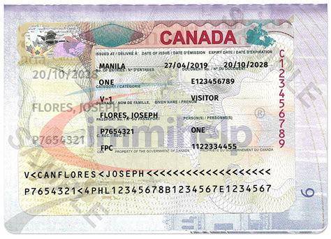 Sample Canada Visa Immihelp