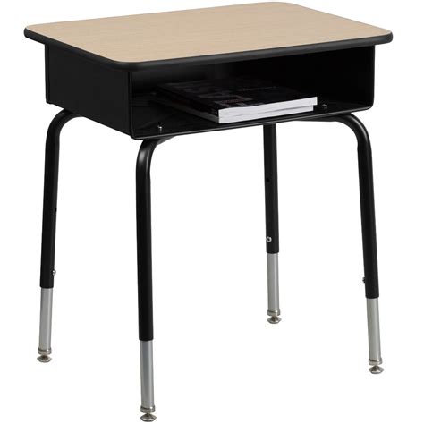 Flash Furniture Fd Desk Gg Natural High Pressure Laminate Student Desk