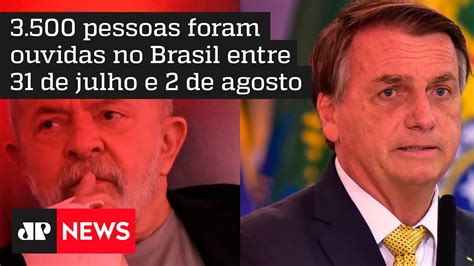 Nova Pesquisa Poderdata Coloca Bolsonaro A Oito Pontos De Lula No 1º