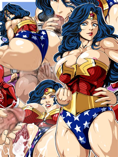 Raburebo Wonder Woman Dc Comics Wonder Woman Series 1girl Ass Bare Legs Bare Shoulders