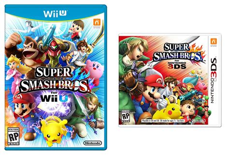 Super Smash Bros For Nintendo 3ds And Wii U Box Art Super Smash