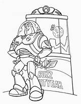 Buzz Coloring Lightyear Pages Toy Story Kids Print Disney Popular sketch template