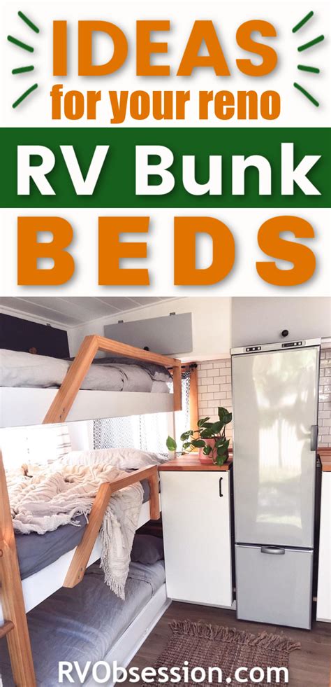 You might even want single beds, which allows for more open areas. RV Bunk Beds in 2020 | Rv bunk beds, Bunk beds, Caravan bunks